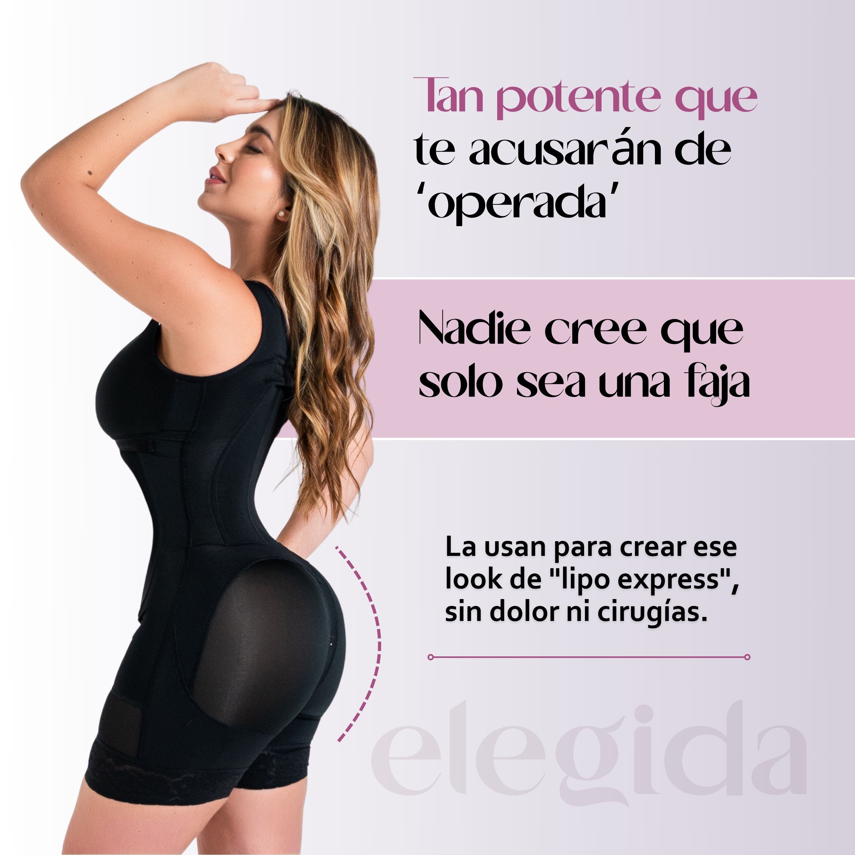 #6 Faja Elegida “Curva Perfecta” Te preguntarán quién fue tu cirujano… y solo tú sabrás el secreto